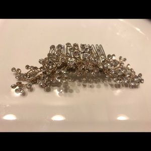 Gold wedding hair pin